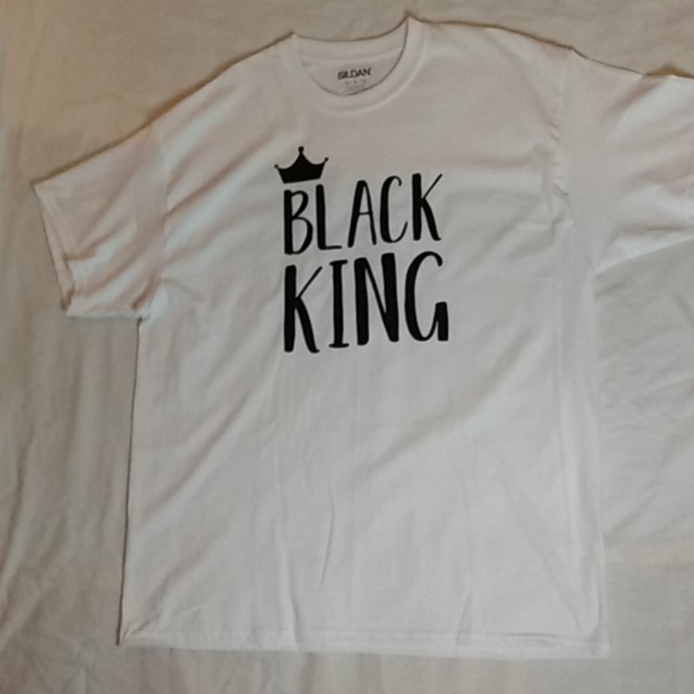 Back-In-Stock- Black King Men's Tee